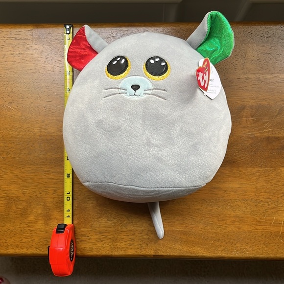 Ty Squish A Boo Chipper The Mouse 10” - Picture 3 of 9